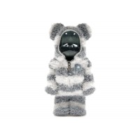 Фигурка (28см) Bearbrick x Gelato Pique Pajamas 400% White/Blue