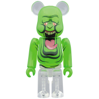 Bearbrick x Ghostbusters Slimer Green Ghost 100% & 400% Green