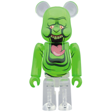 Bearbrick x Ghostbusters Slimer Green Ghost 100% & 400% Green
