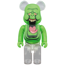 Bearbrick x Ghostbusters Slimer Green Ghost 100% & 400% Green