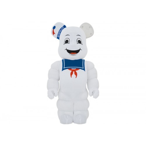 Оригинальная большая фигурка Bearbrick x Ghostbusters Stay Puft Marshmallow Man Costume Version 1000% - 70см
