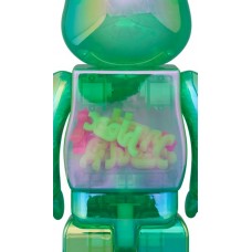 Bearbrick X-Girl 100% & 400% Set Clear Green