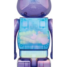 Bearbrick X-girl 100% & 400% Set Clear Purple