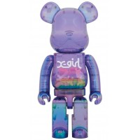 Большая фигурка (70см) Bearbrick X-girl 1000% Clear Purple