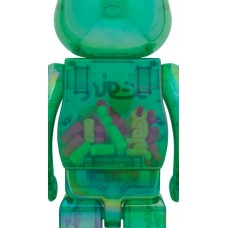 Bearbrick X-Girl Clear Green Ver. 1000%