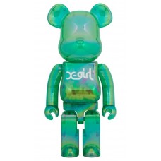 Большая фигурка (70см) Bearbrick X-Girl Clear Green Ver. 1000%