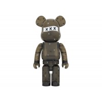 Большая фигурка (70см) Bearbrick x GOD SELECTION XXX 1000% Clear Black