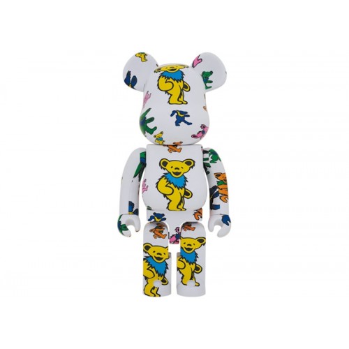 Оригинальная большая фигурка Bearbrick x Grateful Dead (Dancing Bear) 1000% - 70см