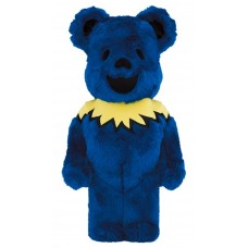 Большая фигурка (70см) Bearbrick x Grateful Dead Dancing Bear Costume Ver. 1000% Blue