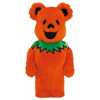 Bearbrick x Grateful Dead Dancing Bear Costume Ver. 1000% Orange