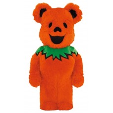 Большая фигурка (70см) Bearbrick x Grateful Dead Dancing Bear Costume Ver. 1000% Orange