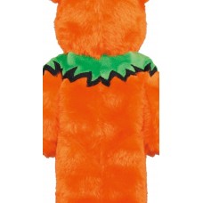 Bearbrick x Grateful Dead Dancing Bear Costume Ver. 400% Orange