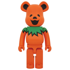 Большая фигурка (70см) Bearbrick x Grateful Dead Dancing Bears 1000% Orange