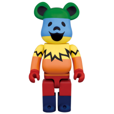Большая фигурка (70см) Bearbrick x Grateful Dead Dancing Bears 1000% Rainbow