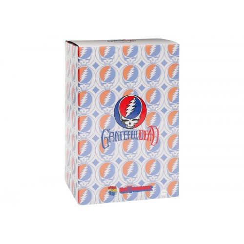 Оригинальный набор фигурок Bearbrick x Grateful Dead (Steal Your Face) 100% & 400% Set - 7см и 28см