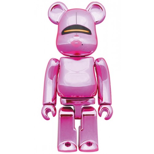 Оригинальный набор фигурок Bearbrick x Hajime Sorayama x 2G 100% & 400% Set Pink Gold Ver. - 7см и 28см