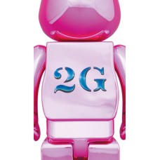 Набор фигурок (7см и 28см) Bearbrick x Hajime Sorayama x 2G 100% & 400% Set Pink Gold Ver.