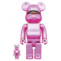 Bearbrick x Hajime Sorayama x 2G 100% & 400% Set Pink Gold Ver.