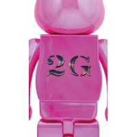 Bearbrick x Hajime Sorayama x 2G 1000% Pink Gold Ver.