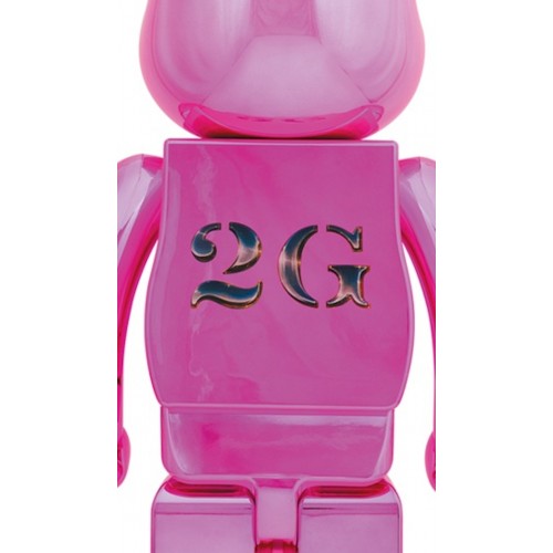Оригинальная большая фигурка Bearbrick x Hajime Sorayama x 2G 1000% Pink Gold Ver. - 70см