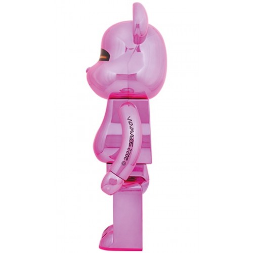 Оригинальная большая фигурка Bearbrick x Hajime Sorayama x 2G 1000% Pink Gold Ver. - 70см