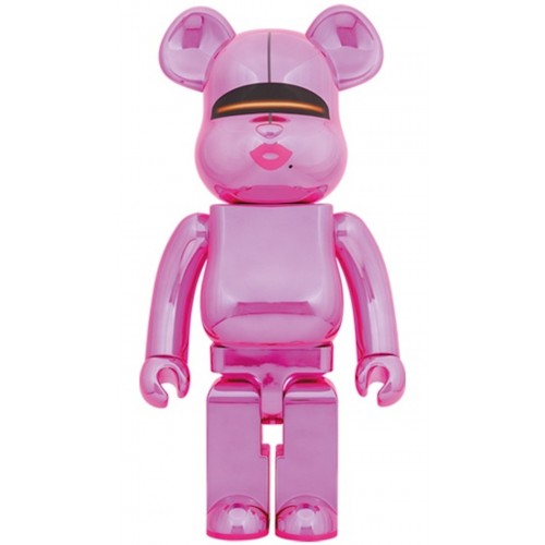 Оригинальная большая фигурка Bearbrick x Hajime Sorayama x 2G 1000% Pink Gold Ver. - 70см