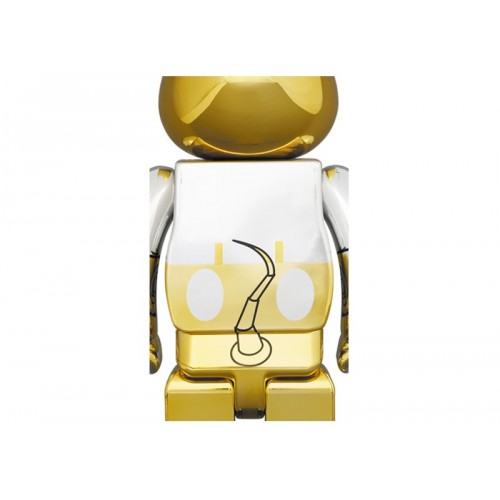 Оригинальная большая фигурка Bearbrick x Hajime Sorayama x Disney Future Mickey (2G Exclusive) 1000% - 70см
