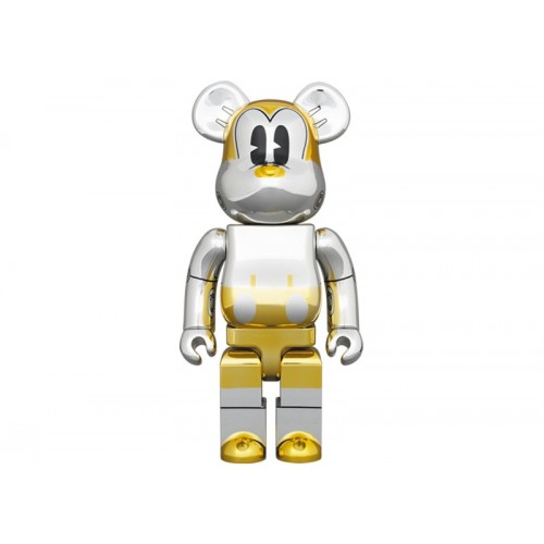 Оригинальная большая фигурка Bearbrick x Hajime Sorayama x Disney Future Mickey (2G Exclusive) 1000% - 70см