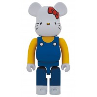 Bearbrick x Hello Kitty (Blue Overalls Version) 1000%