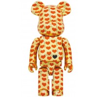 Bearbrick x Hide Gold Heart 1000%