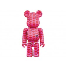 Набор фигурок (7см и 28см) Bearbrick x Hide Pink Heart 100% & 400% Set