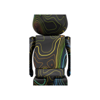 Bearbrick x Hypebeast 100% & 400% Set Black Multicolor