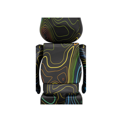 Оригинальный набор фигурок Bearbrick x Hypebeast 100% & 400% Set Black Multicolor - 7см и 28см