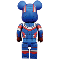Bearbrick x Iron Man Iron Patriot 400% Blue
