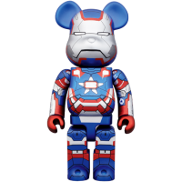 Фигурка (28см) Bearbrick x Iron Man Iron Patriot 400% Blue