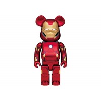 Фигурка (28см) Bearbrick x Ironman Happy Lottery (2021 Version) 400% Red