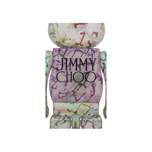 Оригинальная большая фигурка Bearbrick x Jimmy Choo x Eric Haze Curated By: Poggy 1000% Light Up - 70см