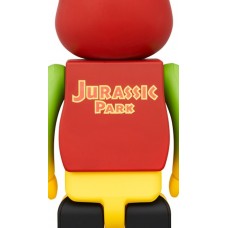 Bearbrick x Jurassic Park 100% & 400% Set Green/Yellow
