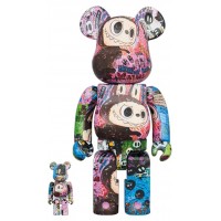 Набор фигурок (7см и 28см) Bearbrick x Kasing Lung (2G Exclusive) 100% & 400% Set