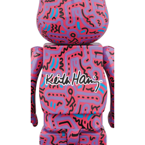Оригинальная большая фигурка Bearbrick x Keith Haring #2 1000% Multi - 70см