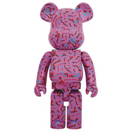 Оригинальная большая фигурка Bearbrick x Keith Haring #2 1000% Multi - 70см