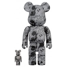 Набор фигурок (7см и 28см) Bearbrick x Keith Haring x Disney Mickey Mouse 100% & 400% Set
