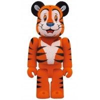 Bearbrick x Kelloggs Tony the Tiger Flocky Ver. 100% & 400% Set