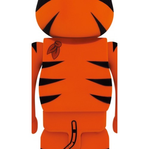 Оригинальная большая фигурка Bearbrick x Kelloggs Tony the Tiger Flocky Ver. 1000% - 70см