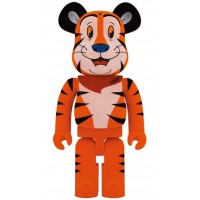 Большая фигурка (70см) Bearbrick x Kelloggs Tony the Tiger Flocky Ver. 1000%