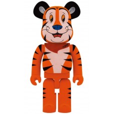 Большая фигурка (70см) Bearbrick x Kelloggs Tony the Tiger Flocky Ver. 1000%