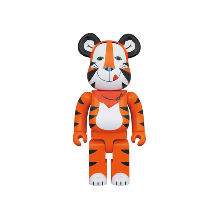 Оригинальная большая фигурка Bearbrick x Kelloggs Tony The Tiger Vintage Ver. 1000% - 70см