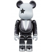 Bearbrick x KISS Star Child 100% & 400% Set Chrome Ver.