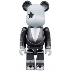 Bearbrick x KISS Star Child 100% & 400% Set Chrome Ver.