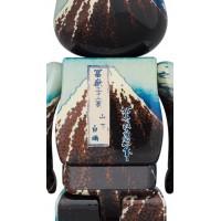 Bearbrick x Kitasai Katsushika "White Rain Under the Thirty-Six Views of Mount Fuji" 100% & 400% Set